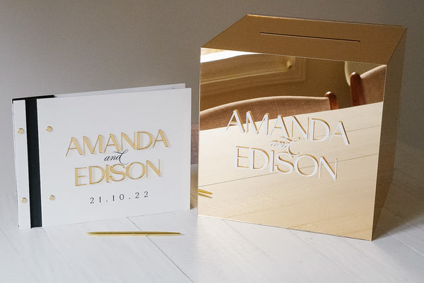 Acrylic Wedding Guestbook | 3D Acrylic Guest Book