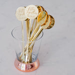 Acrylic Mirror Stir Sticks | Acrylic Swizzle Sticks | Cocktail Stir Sticks