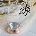 Initial Cocktail Charms | Wedding Acrylic Drink Tags